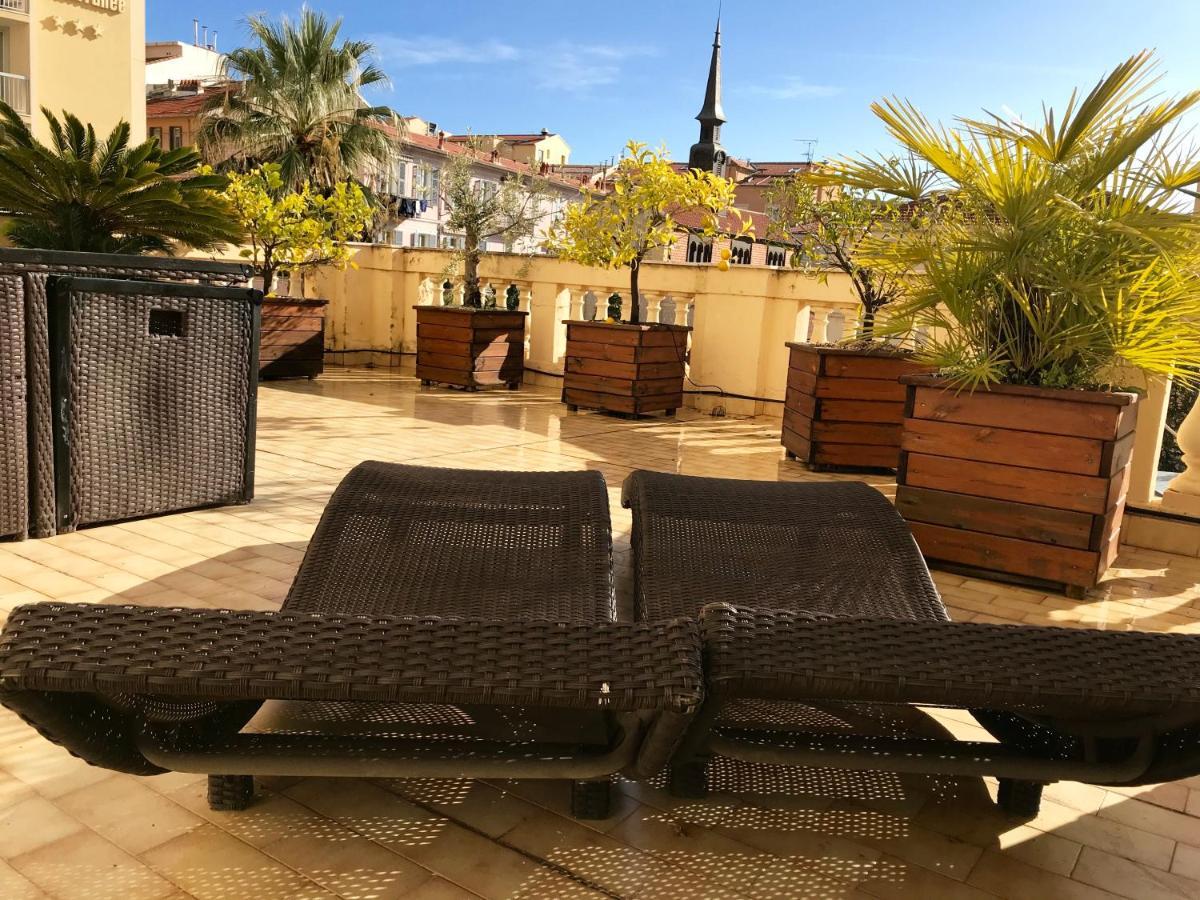 Appartement Terrasse Dans Palace Belle Epoque Ментона Экстерьер фото
